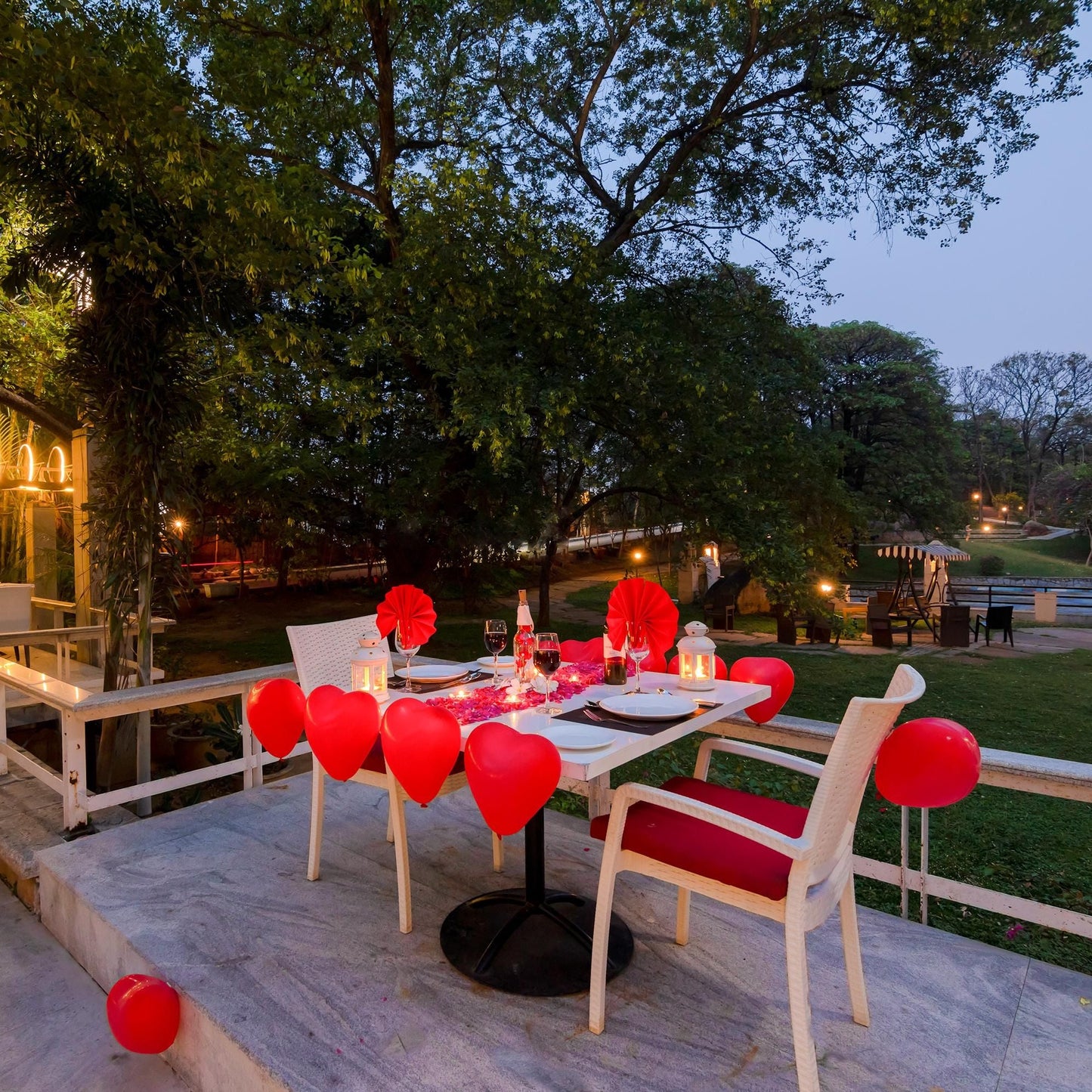 Beautiful Valentine's Day Candle Light Dinner in Hyderabad