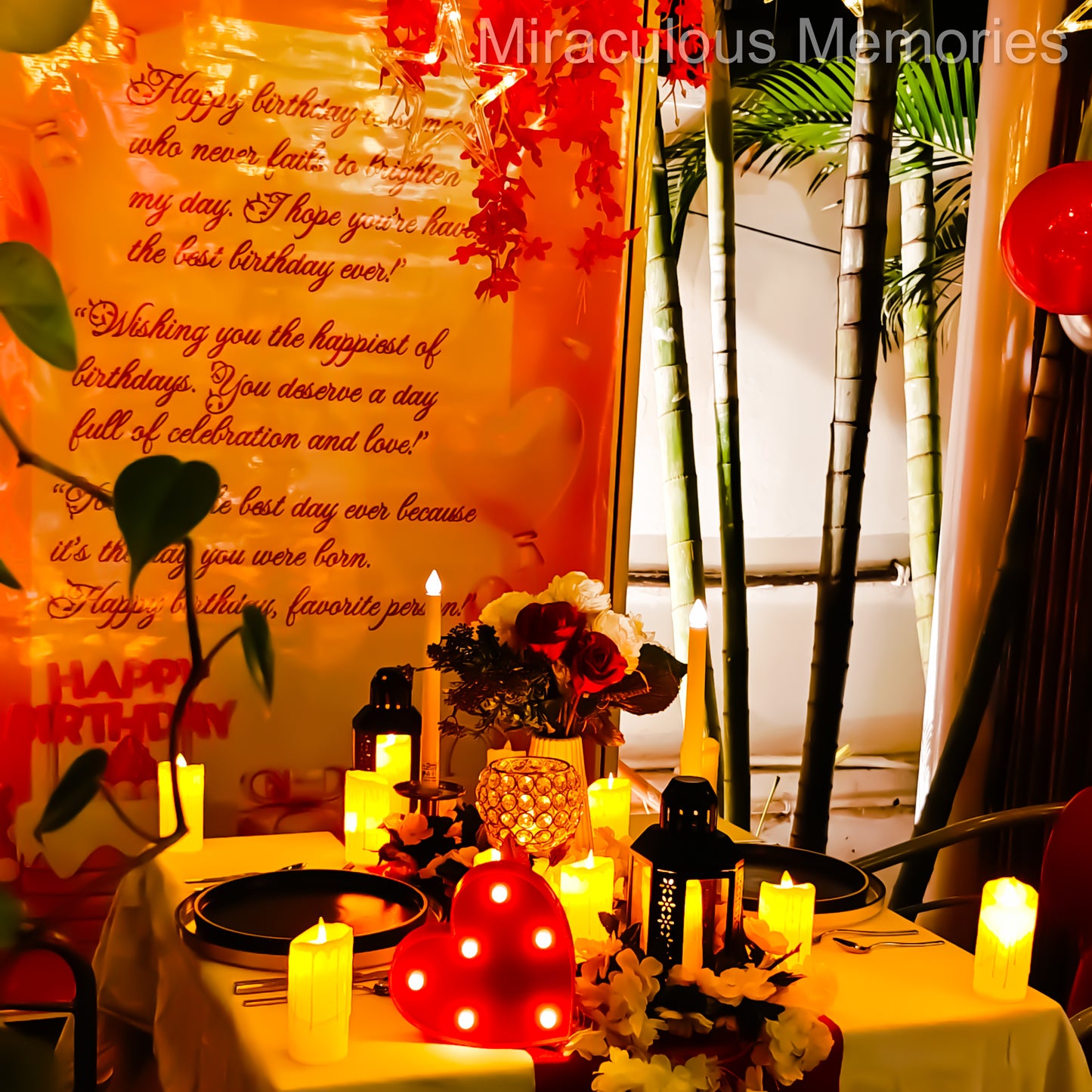 Premium Coupe Candle Light Dinner at Jubilee Hills, Hyderabad