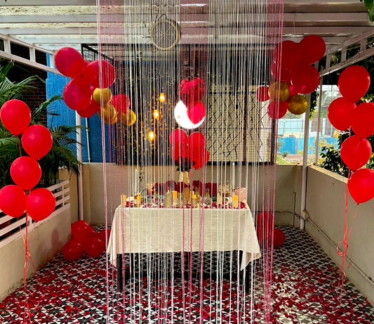 Romantic Candle Light Dinner in Hyderabad for Valentine’s Day – Celebrate love with an exclusive, beautifully decorated private setup in Begumpet, Gachibowli, or Jubilee Hills.