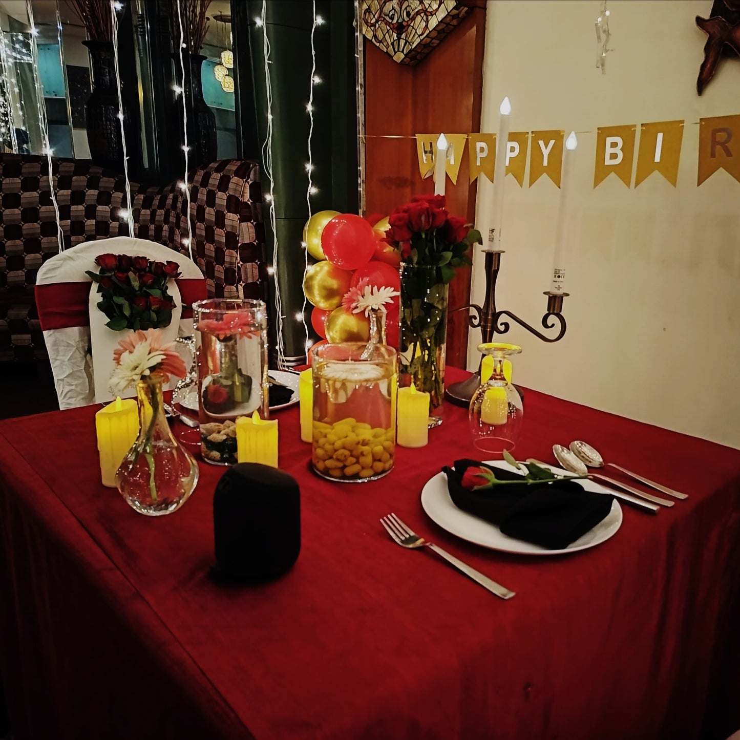 Private Hall Cabana Candle Light Dinner, The Manohar Begumpet