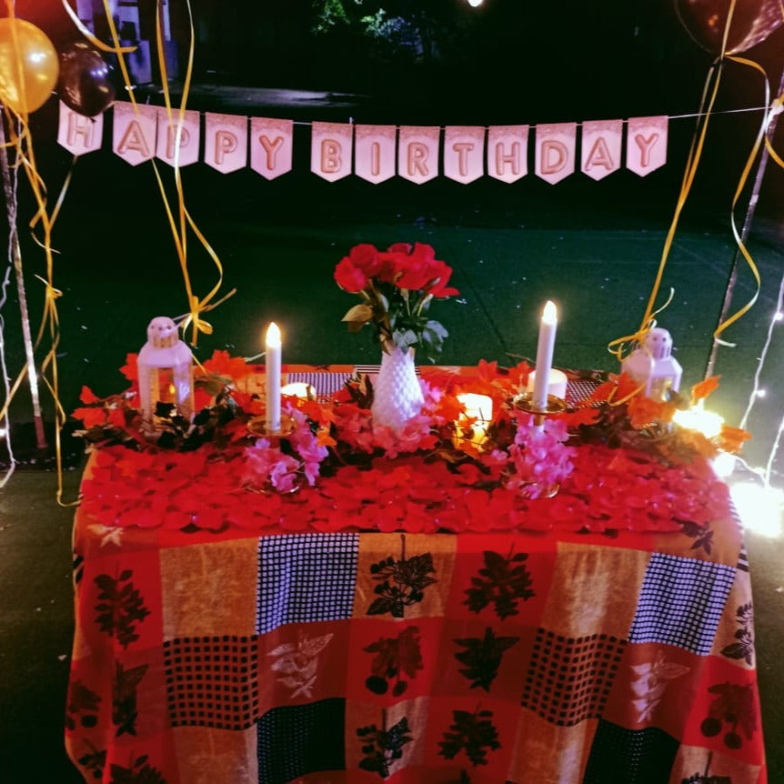 Birthday table best sale decoration for husband